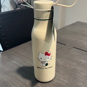 Starbucks Hello Kitty Cream Water Bottle